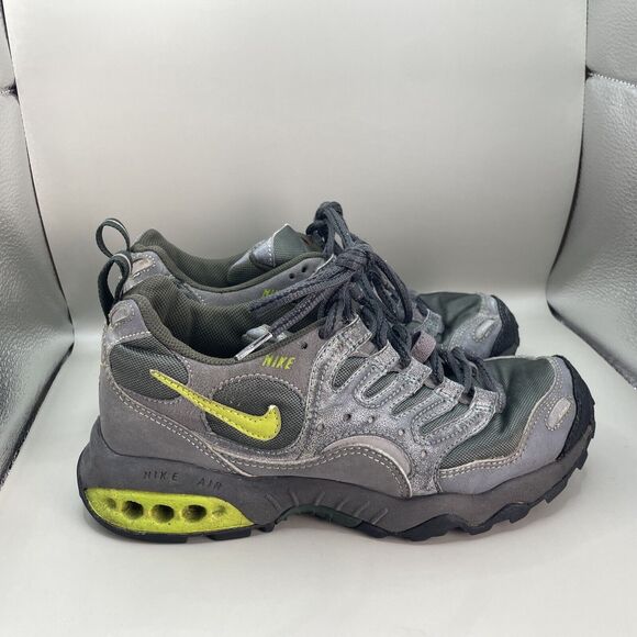 VTG 1997 OG Nike Terra Humara Womens 8 Gray Green Off Road Trial Running 605076 - Picture 3 of 11